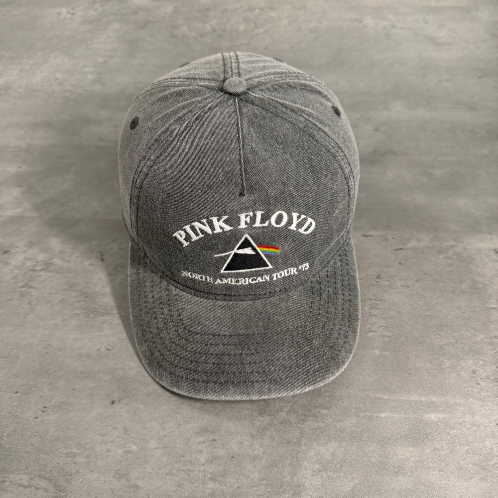 Pink Floyd Hat Men Gray North American‎ Tour 73 Snapback Dark Side Moon Cap